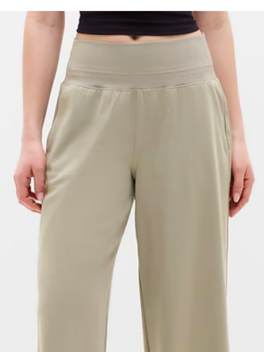 Athleta Venice Wide Leg Pant in Willow